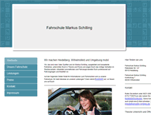 Tablet Screenshot of fahrschuleschilling.de